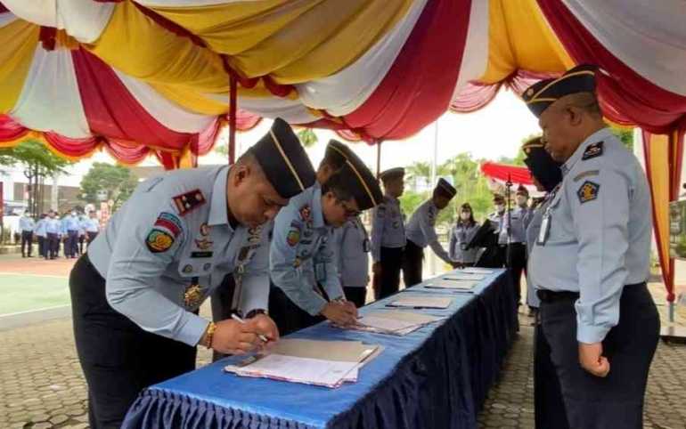 Hidayat Kalapas Narkotika Samarinda Hadiri Pencanangan Pembangunan Zona Integritas
