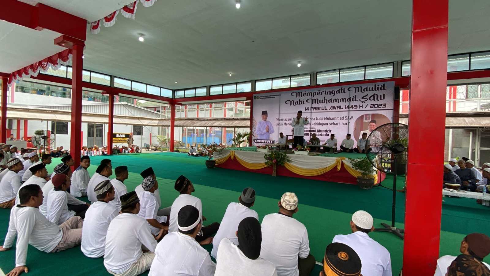 Lapas Narkotika Samarinda Gaungkan Syiar Islam Dengan Maulid Nabi Muhammad SAW