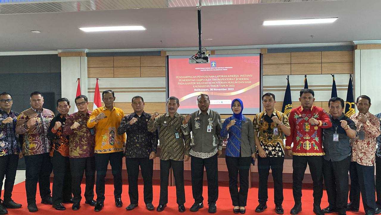 Ciptakan Akuntabilitas Kinerja, Hidayat Kalapas Narkotika Samarinda Hadiri Penguatan Oleh Irwil IV Kemenkumham RI