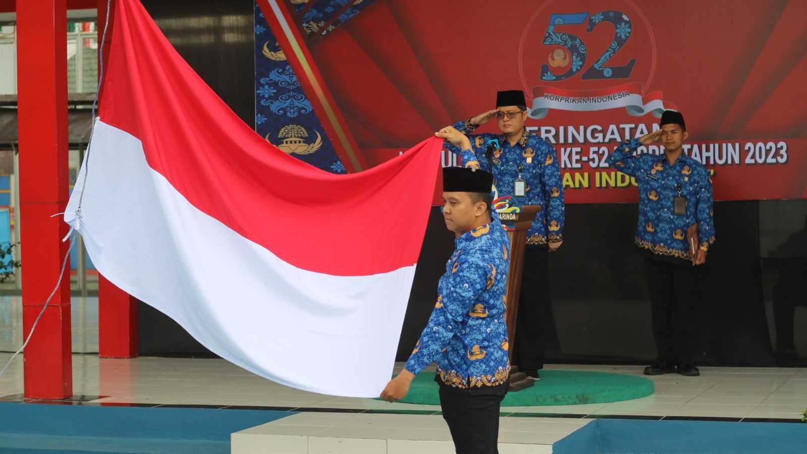 Peringati Hut Korpri Ke-52, Kalapas Narkotika Samarinda Ingatkan Netralitas Jajarannya