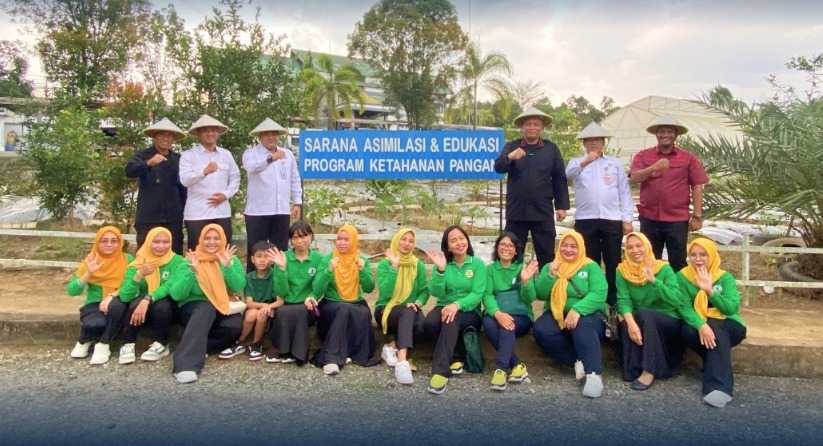 Kalapas Narkotika Samarinda Gelar Panen Raya Bersama Jajaran Kanwil Ditjenpas Kaltim