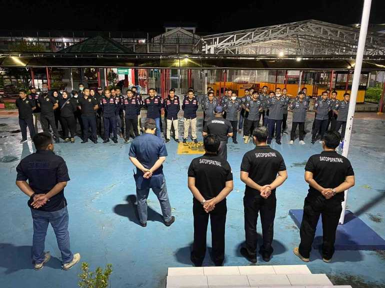 Tim Satopspatnal Kanwil Kaltim Razia dan Tes Urine Insidentil di Lapas Narkotika Samarinda
