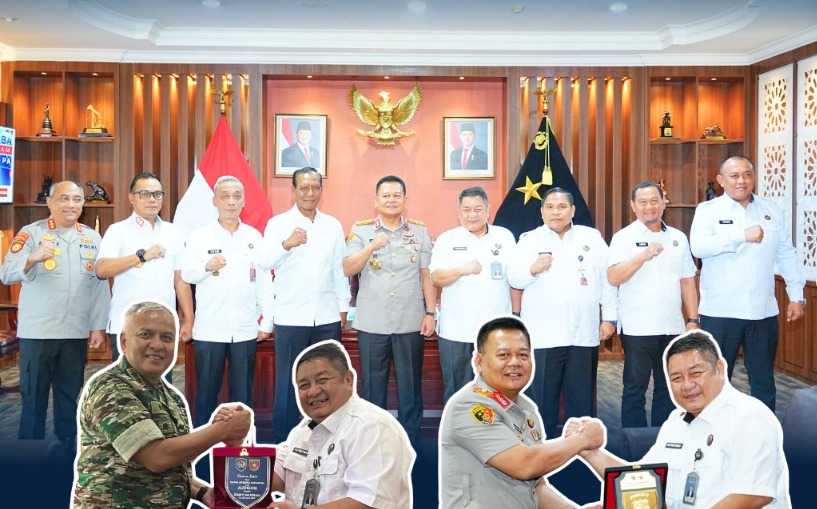 AUDIENSI KAPOLDA KALTIM DAN PANGDAM MULAWARMAN, KANWIL DITJENPAS KALTIM PERERAT SINERGI DENGAN PIHAK APH WUJUDKAN KALTIM AMAN KONDUSIF