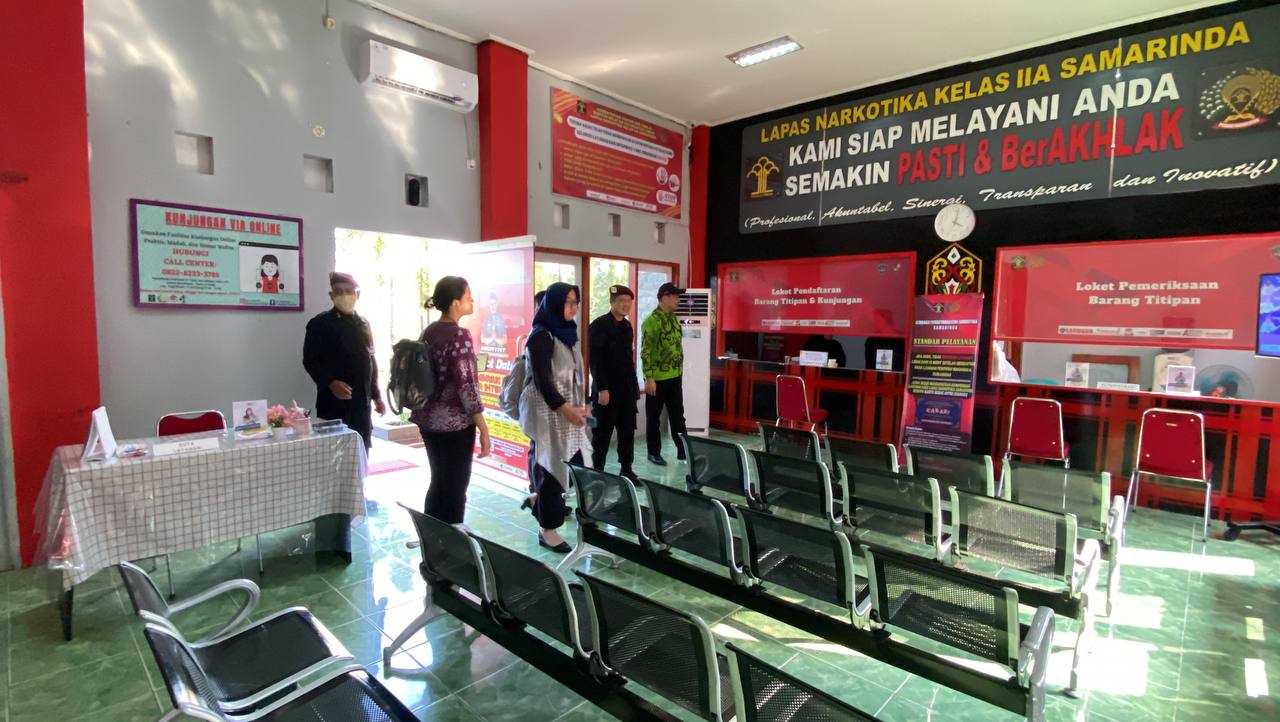 VERIFIKASI LAPANGAN, TIM TPM PEMBANGUNAN ZONA INTEGRITAS TINJAU LAPAS NARKOTIKA SAMARINDA