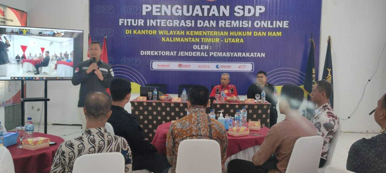 Tingkatkan Kapasitas SDM, Operator SDP Lapas Narkotika Samarinda Ikuti Penguatan Oleh Tim Ditjenpas