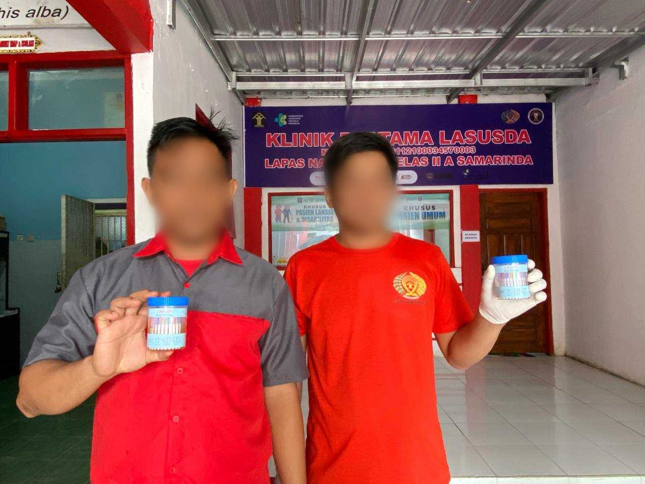 Napi Narkoba Lapas Narkotika Samarinda Kena Tes Urine