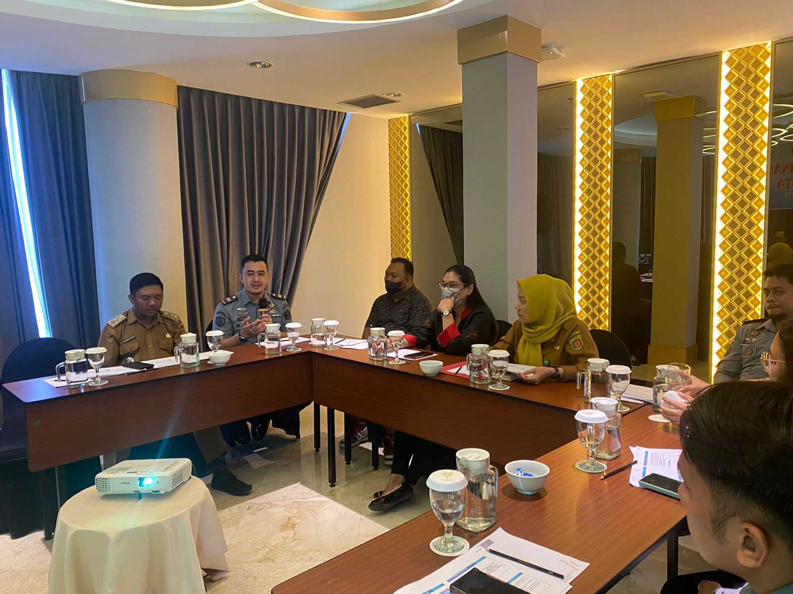 Serius Dalam Program Rehabilitasi Sosial, Jajaran Lapas Narkotika Samarinda Ikuti Rakor Bersama BNNK Samarinda