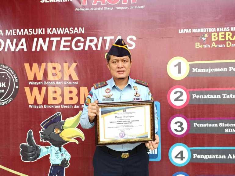 Lapas Narkotika Samarinda Jadi Satker Terbaik Kategori Penggagalan Narkoba