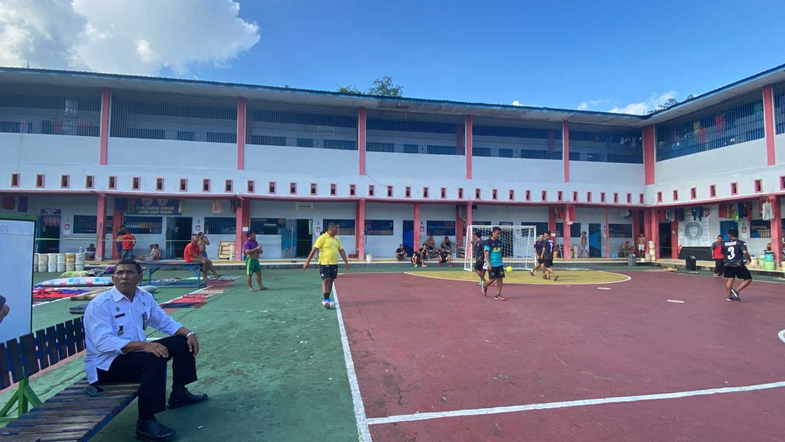 Tingkatkan Kebersamaan dan Sportifitas. Warga Binaan Antusias Pada Lasusda Cup 2023