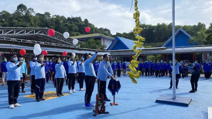 Gegap Gempita Pembukaan Porseni di Lapas Narkotika Samarinda