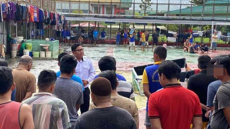 Lapas Narkotika Samarinda Implementasikan 3 Kunci Pemasyarakatan Maju Dengan Razia Blok Hunian WBP