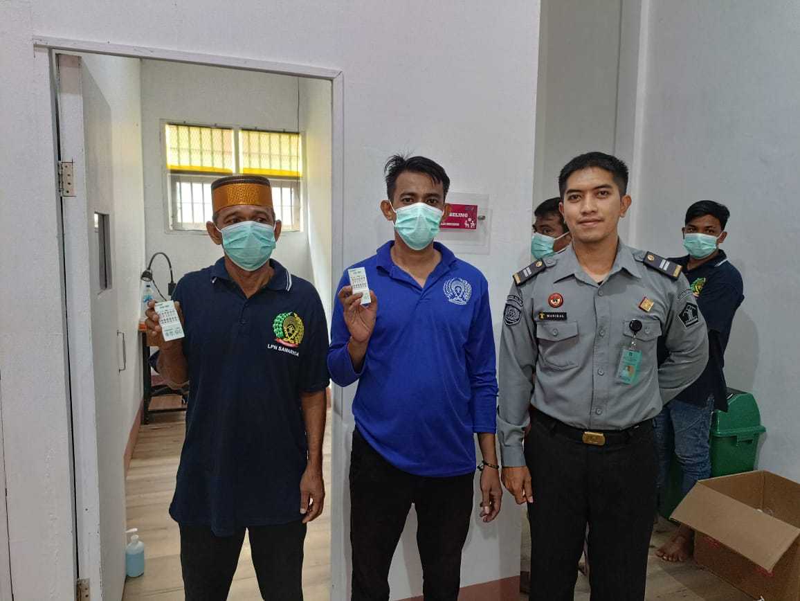 Wujudkan 3 Kunci Pemasyarakatan Maju Lapas Narkotika Samarinda Kembali Laksanakan Tes Urine Dadakan ﻿Bagi WBP
