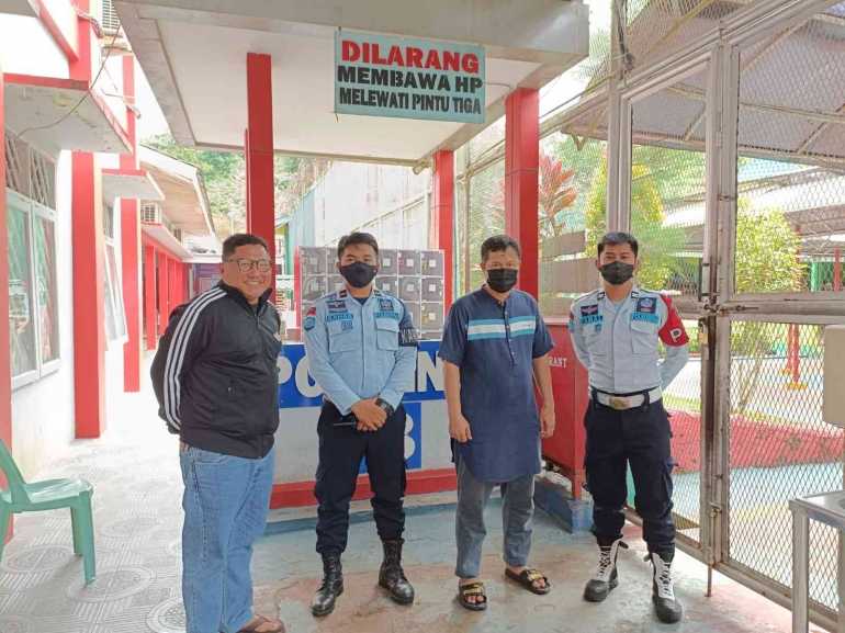 Jaga Lapas Tetap Aman dan Kondusif, Kalapas Narkotika Samarinda Kontrol Dihari Libur