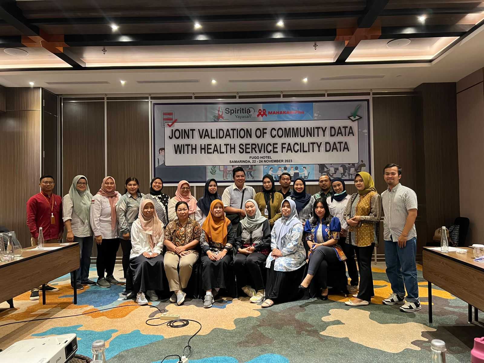 Tingkatkan Kualitas Data, Nakes Lapas Narkotika Samarinda Ikuti Pertemuan Bersama Yayasan Spirita