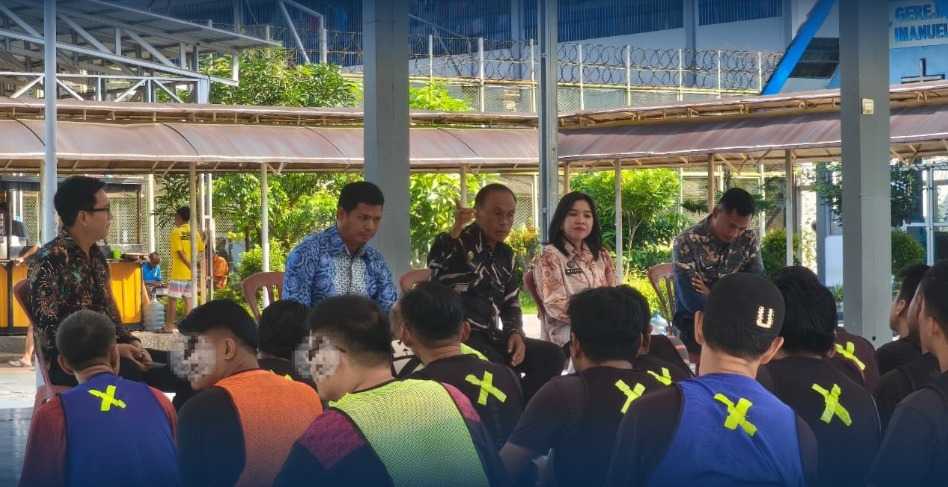 Dengarkan Aspirasi Warga Binaan, Lapas Narkotika Samarinda Gelar Program Humanis Monitoring