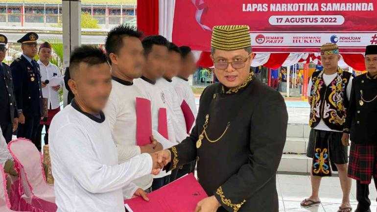 Ratusan Warga Binaan LP Narkotika Mendapat Remisi Dalam HUT RI Ke 77