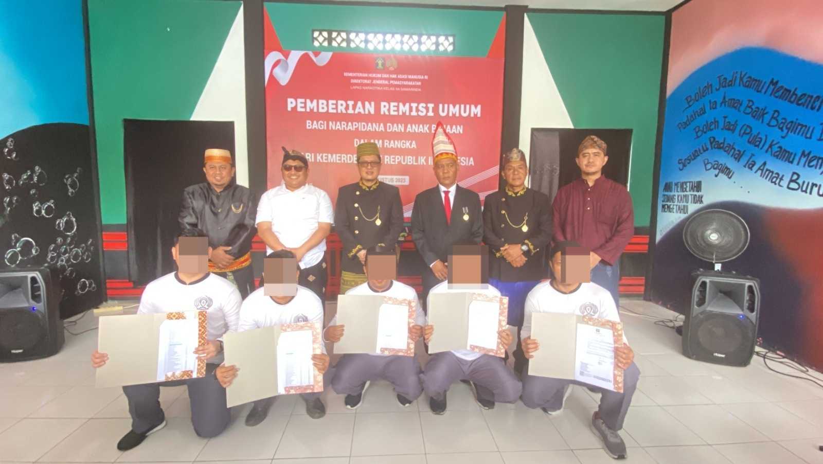 951 Warga Binaan Lapas Narkotika Samarinda Terima Remisi di HUT Republik Indonesia Ke-78