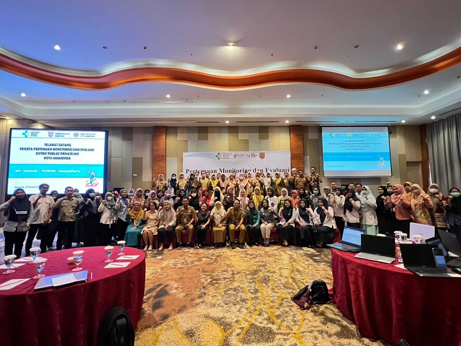 Nakes Lapas Narkotika Samarinda Ikuti Monev Public Private Mix Kota Samarinda