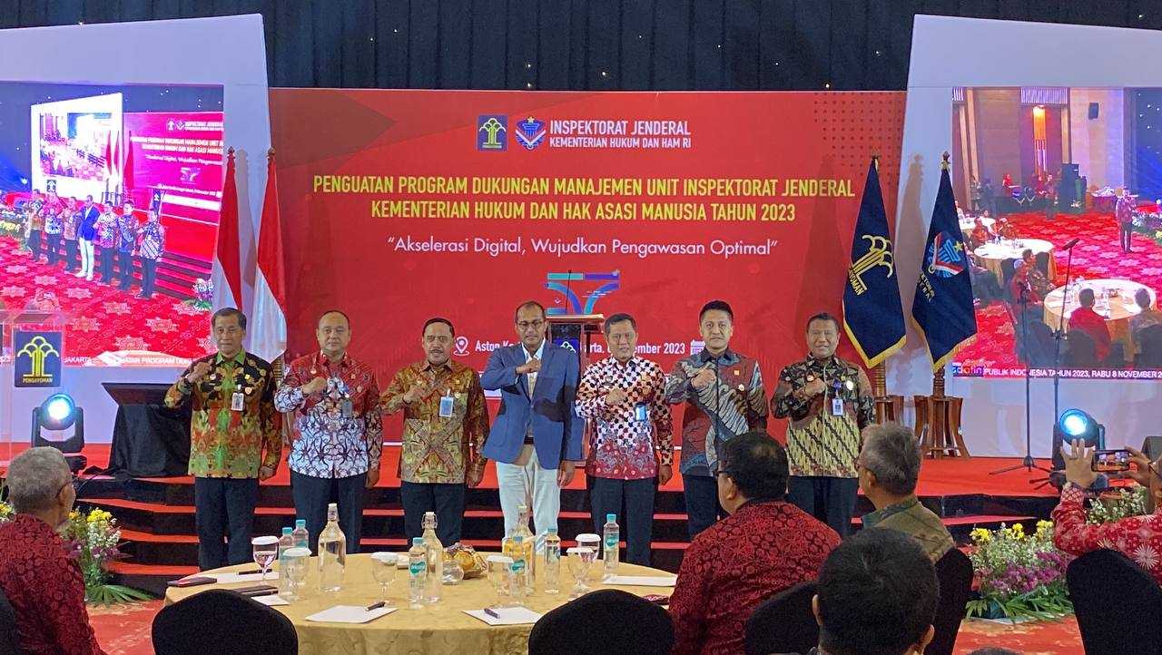 Dikukuhkan Oleh Wamenkumham RI, Hidayat Kalapas Narkotika Samarinda Ditetapkan Sebagai Duta Integritas