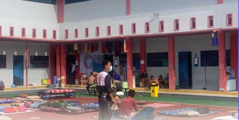 Jumat Bersih, Lapas Narkotika Samarinda Ciptakan Budaya Bersih dan Sehat