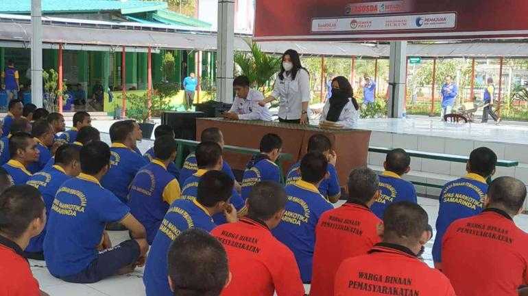 Penyuluhan HIV dan PHBS Lapas Narkotika Samarinda