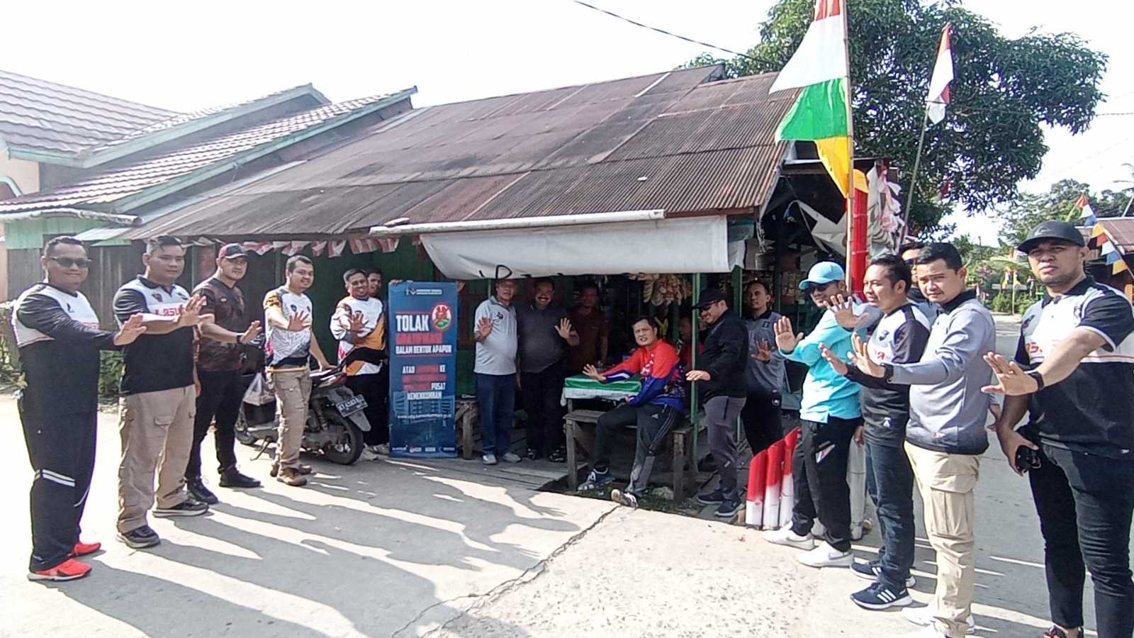 Hidayat Kalapas Narkotika Samarinda & Jajaran Sosialisasikan Pembangunan ZI & Tolak Gratifikasi Lewat Jalan Santai