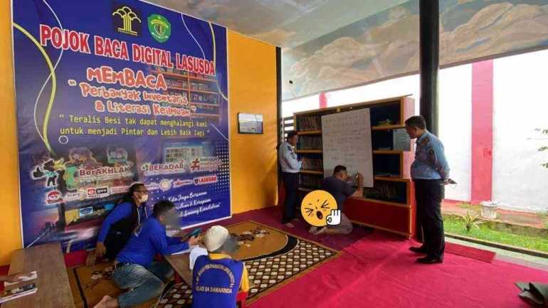 Hidayat Kalapas Narkotika Samarinda Cek Kelas Hapus Buta Aksara dan Berbaur dengan WBP Saat Bermain Biliar