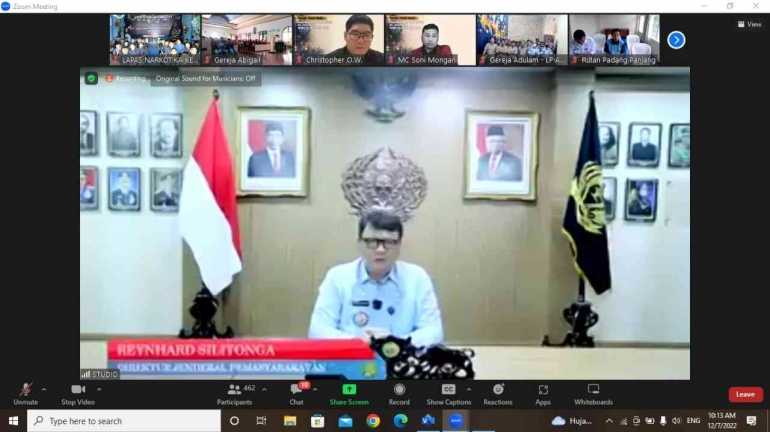 Dirjenpas Sapa Lapas Narkotika Samarinda Lewat Natal Bersama 500 Lapas dan Rutan di Indonesia