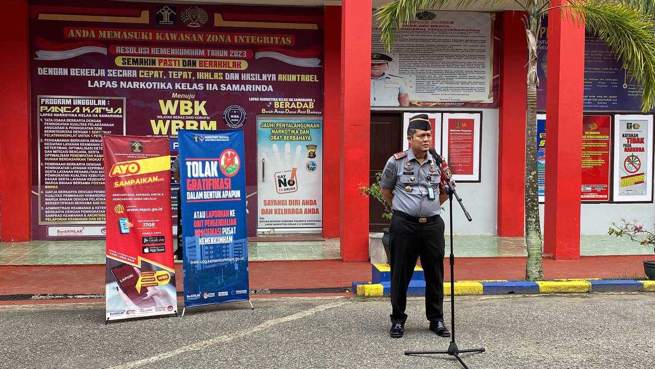 Cegah Godaan Integritas, Hidayat Kalapas Galakan Anti Gratifikasi