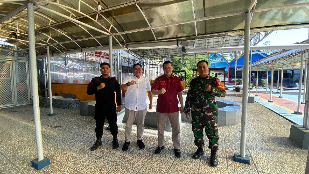 Pastikan keamanan Lapas pada Hari Natal, Hidayat Kalapas Narkotika dan jajaran gandeng Polri dan TNI