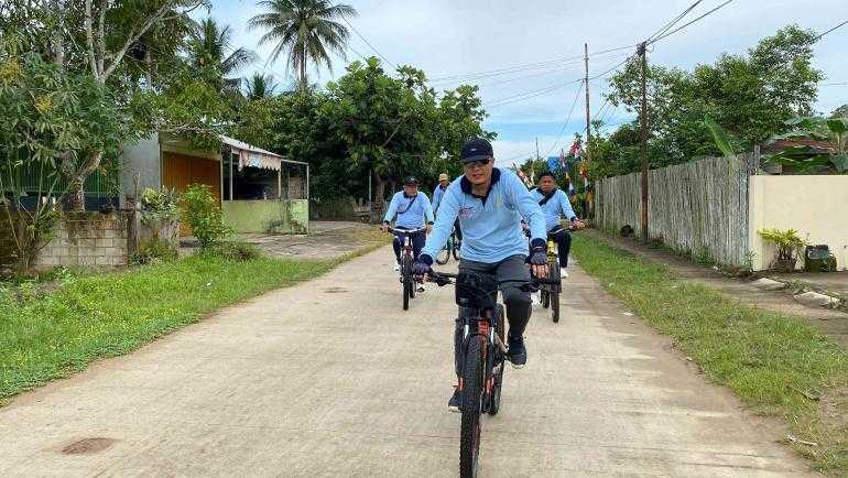 Kalapas Narkotika Samarinda Beserta Jajaran Meriahkan HDKD Ke-77 Dengan Gowes Bersama