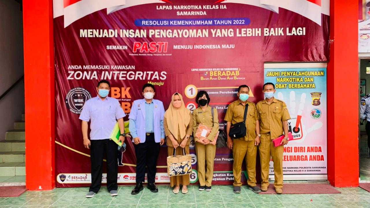 Kunjungan Dinas kesehatan Kota Samarinda Dalam Rangka Kontrol Klinik Dan Dapur Lapas Narkotika Samarinda