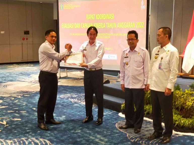 Luar Biasa Lapas Narkotika Samarinda Dapat Apresiasi dari Kakanwil Atas Capaian Kinerja Selama 2022