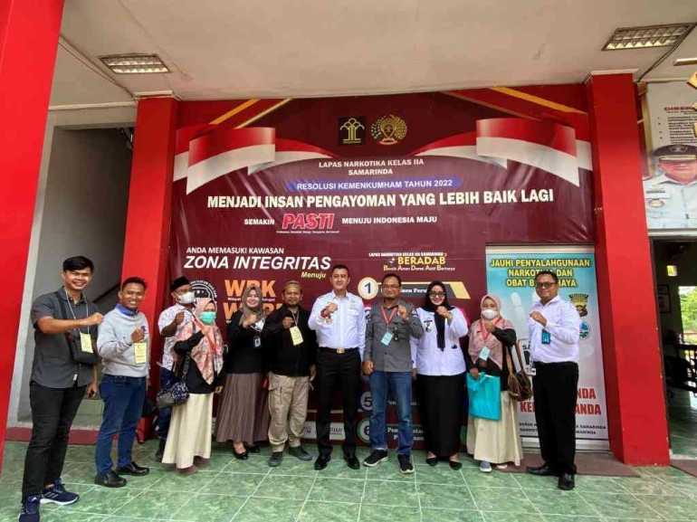 Lapas Narkotika Samarinda Sinergi dengan KPU Samarinda Siap Sukseskan Pemilu 2024