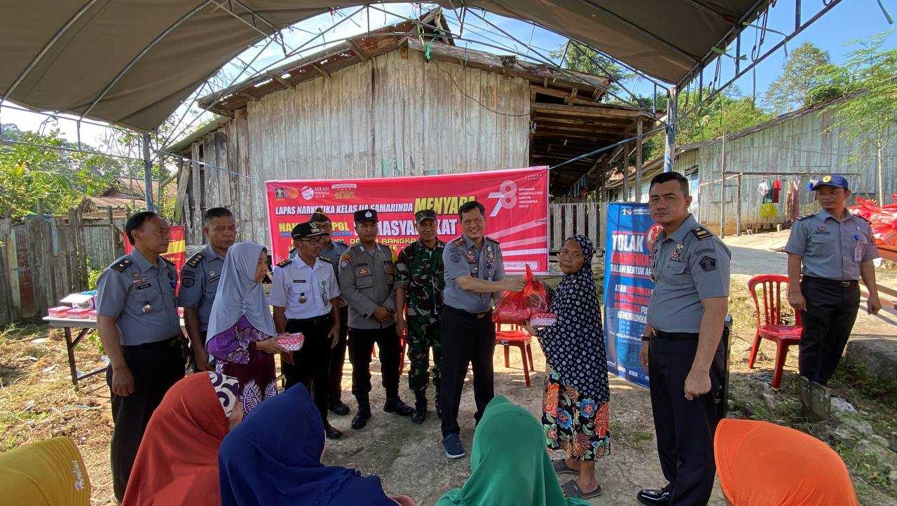 Beri Dampak Positif Ke Masyarakat, Hidayat Kalapas & Jajaran Lakukan Baksos & Pengecekan Kesehatan Gratis.
