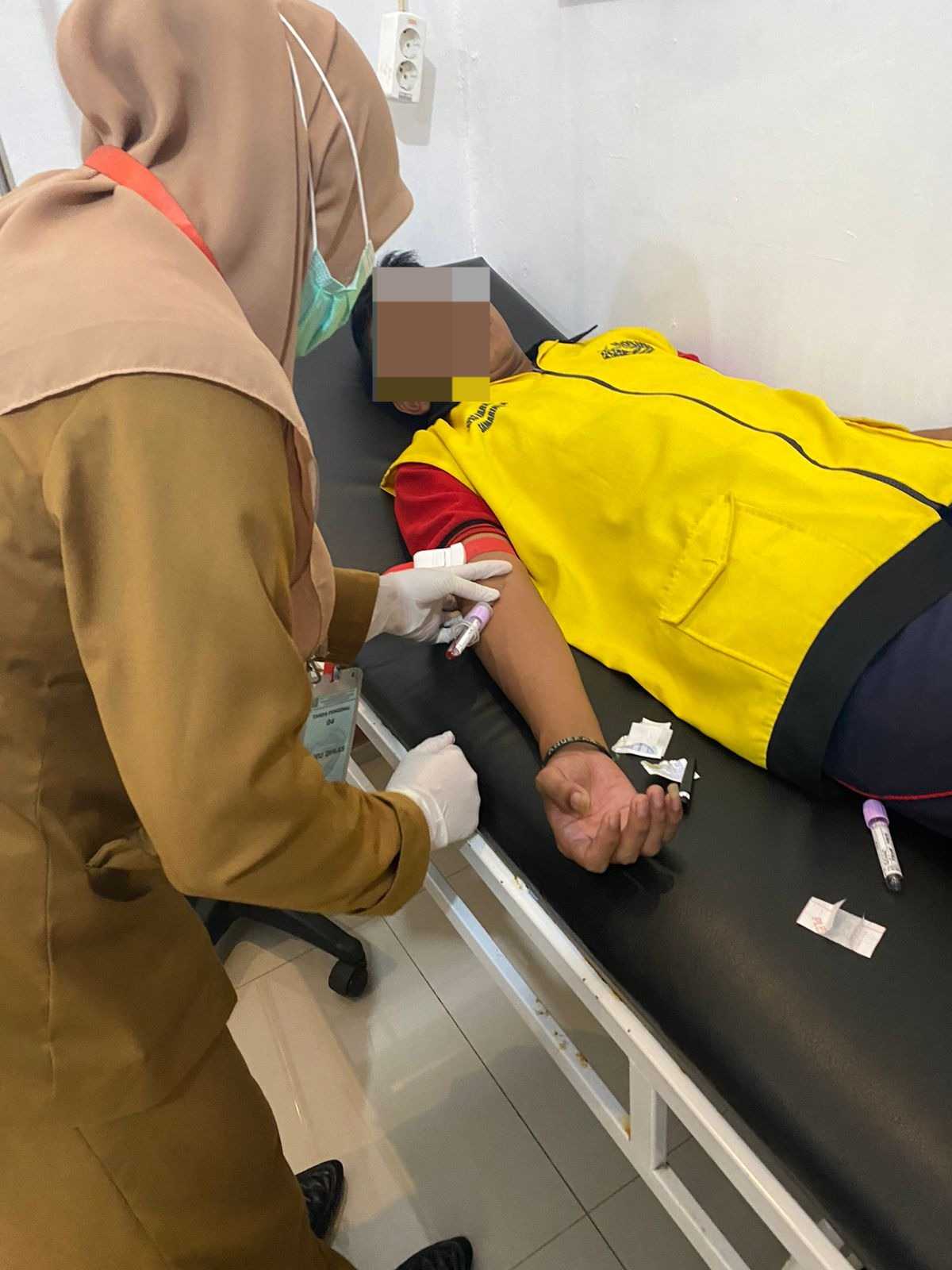 Gandeng Puskesmas Bengkuring, Warga Binaan Lapas Narkotika Samarinda Tes Viral Load