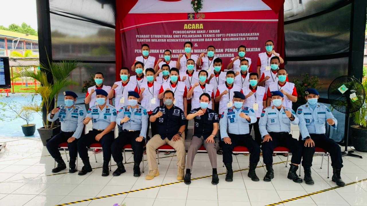 Pengukuhan Kader Kesehatan Lapas Narkotika Samarinda