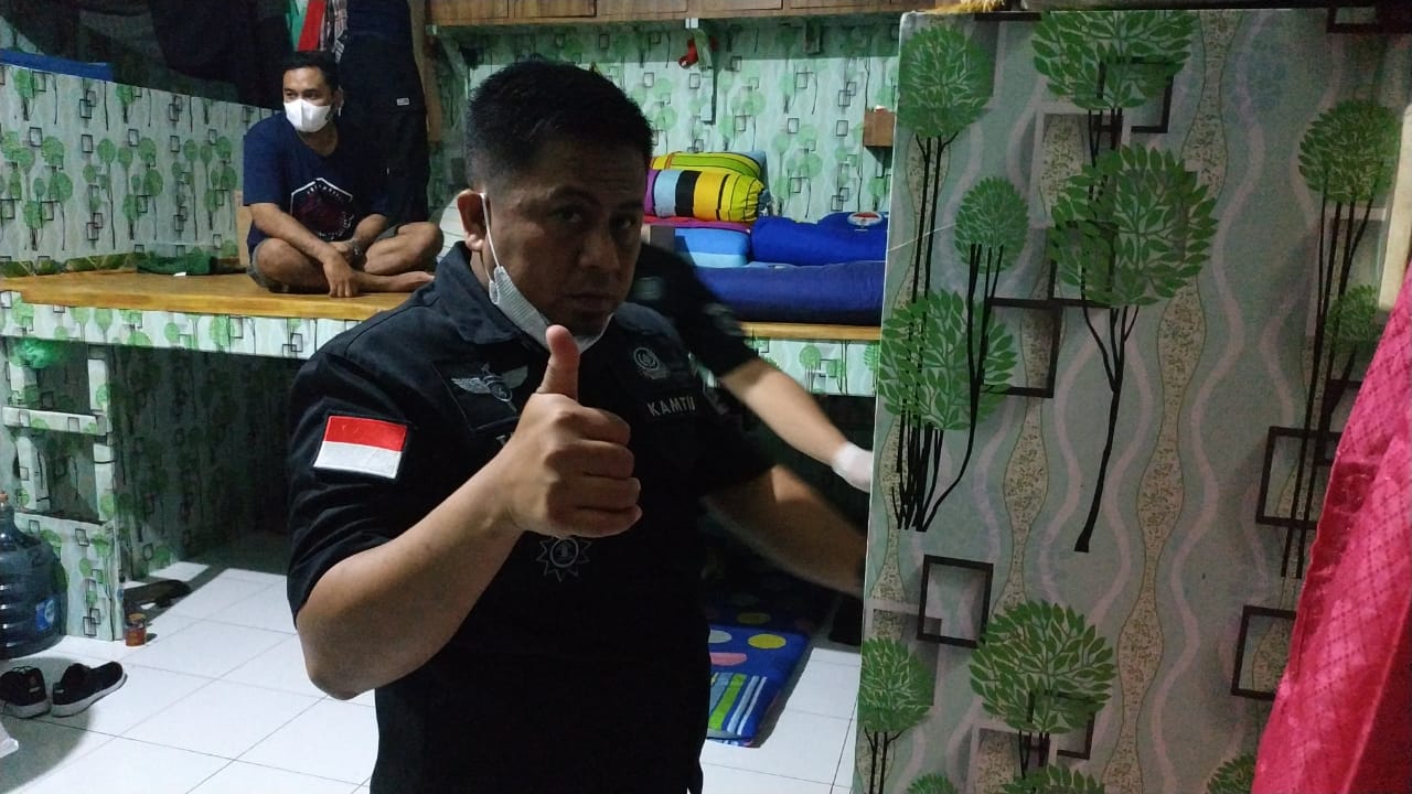 Berantas peredaran Gelap Narkotika dan Barang elektronik LPN Gelar Razia blok rutin