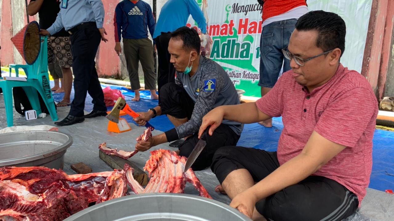 Peringati Hari Raya Idul Adha Lapas Narkotika Samarinda laksanakan kegiatan qurban 
