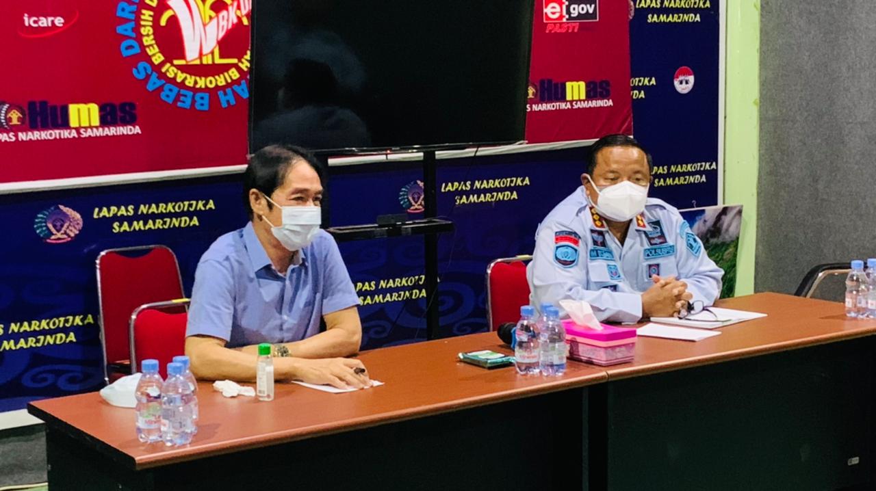 Kunjungan Kepala Kantor Wilayah Kemenkumham Kaltim Bapak Sofyan ke Lapas Narkotika Samarinda 