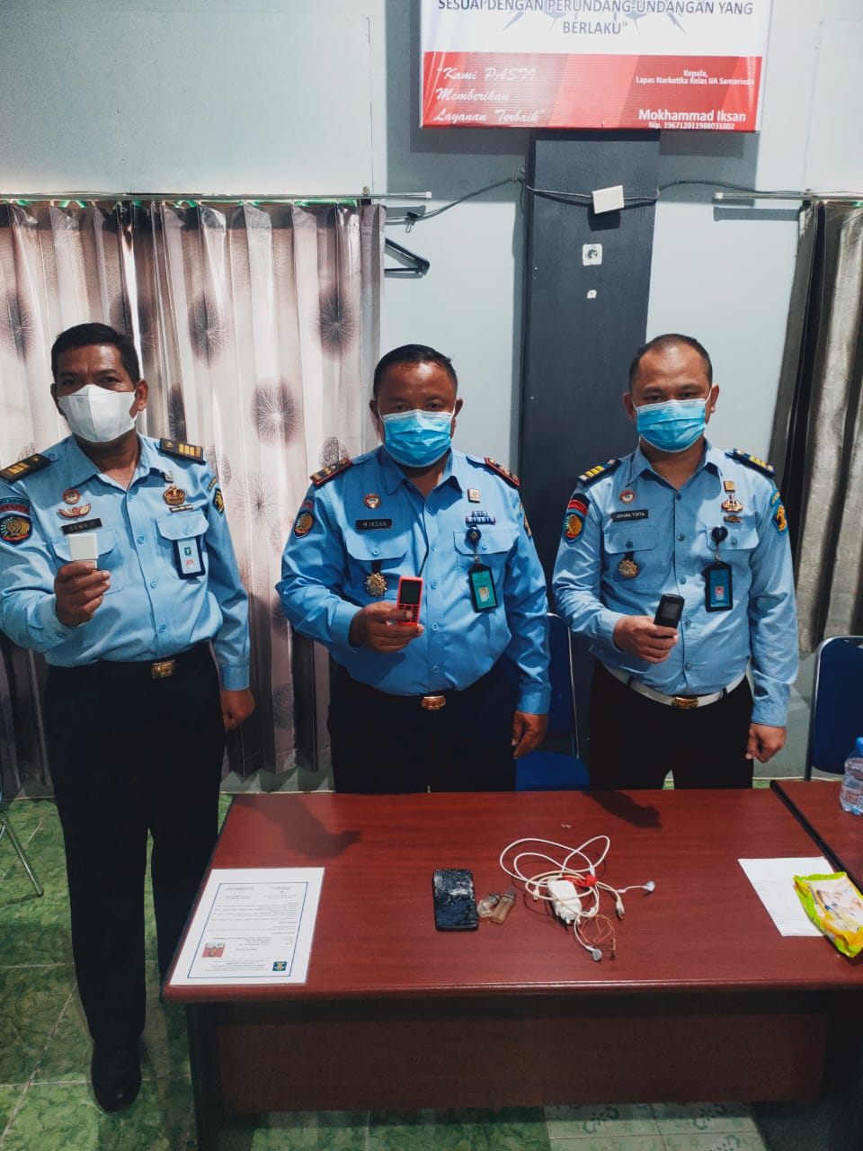 Deteksi dini dan antisipasi gangguan keamanan Lapas Narkotika Samarinda laksanakan razia rutin 