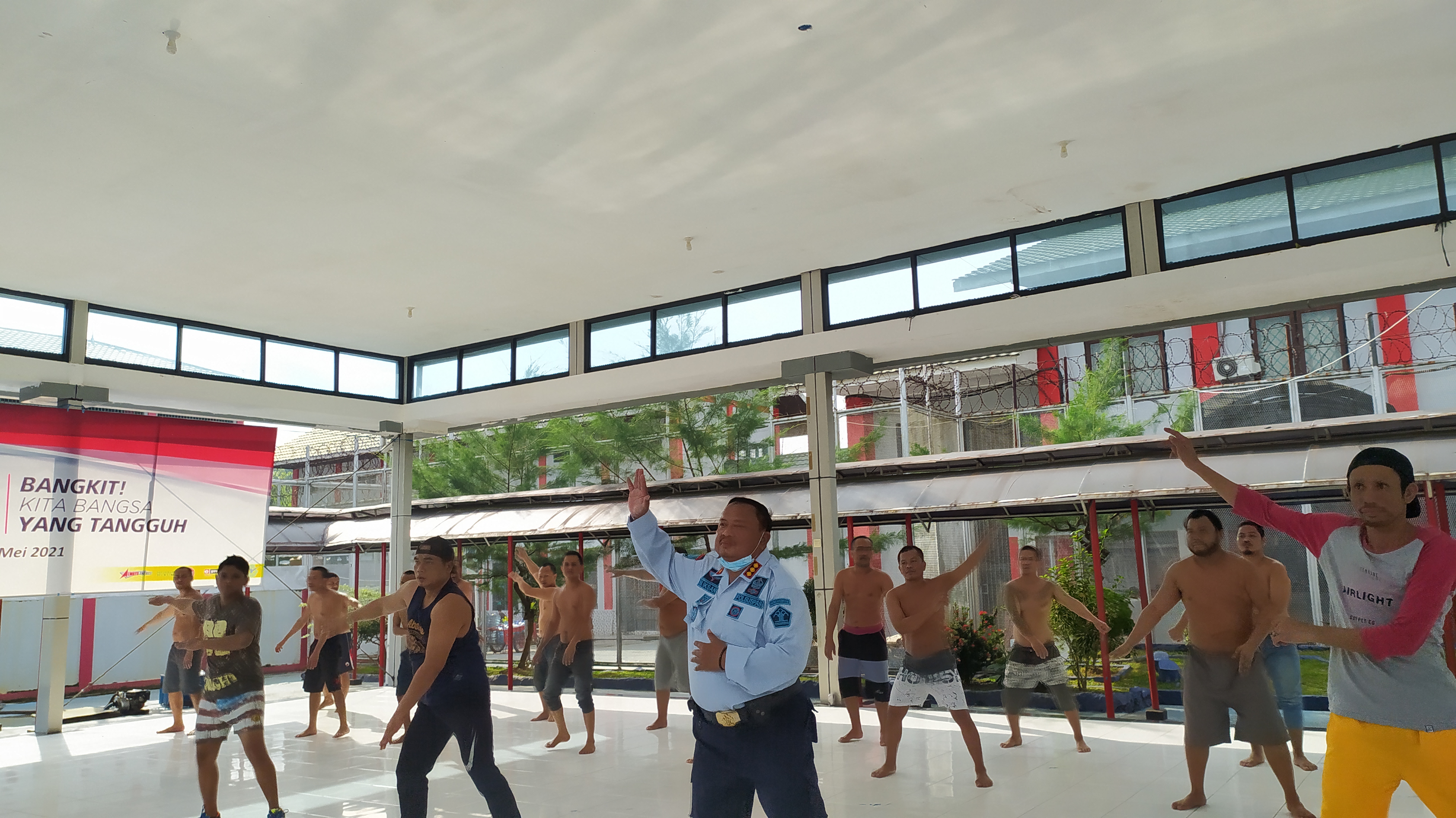 Kalapas Pimpin Langsung Senam Pagi Warga Binaan